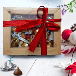 Yummy Hersheys Kisses Wooden Gift Box to Nipani