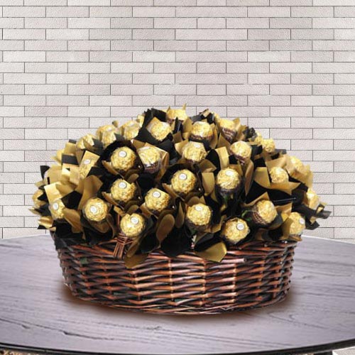 Amazing Basket of Ferrero Rocher Chocolate to Sivaganga