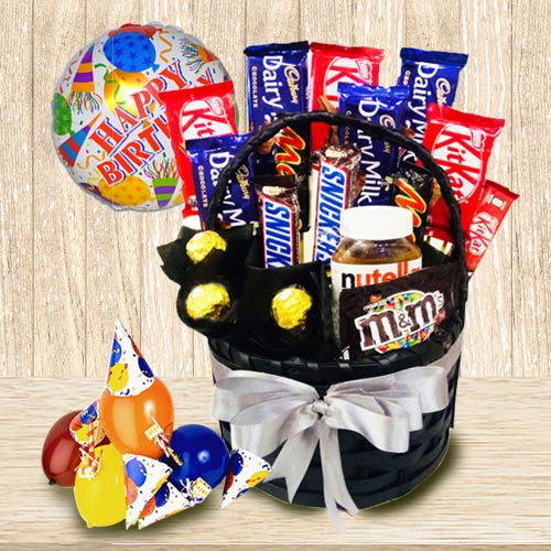 Delectable Chocolate Gift Basket for Boys and Girl... to Cooch Behar