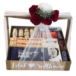Exquisite Festive Edition Chocolate Gift Basket to Kollam