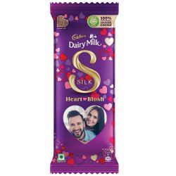 Delicious Heart n Blush Personalized Silk Bar to Hariyana