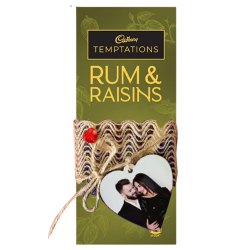 Delicately Personalized Photo Temptation Rum n Raisins Chocolate to Sivaganga