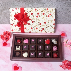 Lip Smacking Best Mom Handmade Chocolate Delight Box to Marmagao