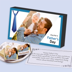 Premium Fathers Day Personalized Chocolate Box to Lakshadweep