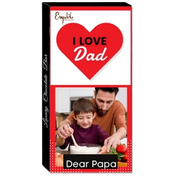 Wholesome Personalized I Love You Dad Chocolate Bar to Andaman and Nicobar Islands