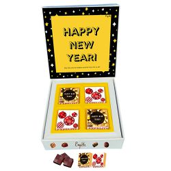 Luscious Assorted Chocolate Gift Box for New Year to India