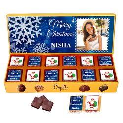 A Customized Christmas Choco Treat Box to Alwaye