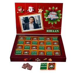 Luxurious New Year Personalized Chocolates Gift to India