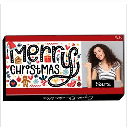 Customized Merry Chocolate Gift Box to India