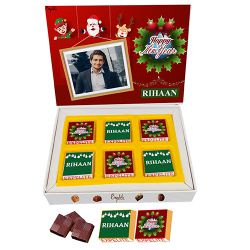 Scrumptious Personalized Christmas Chocolates Assortment to Lakshadweep