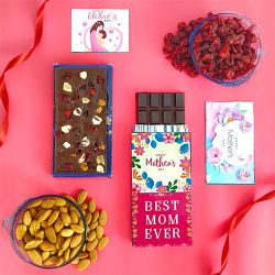 Mothers Day Chocolaty Wishes Box to Chittaurgarh