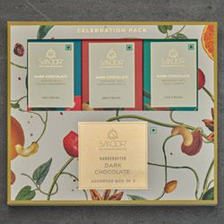 Delectable Dark Chocolate Bar Gift Box to India