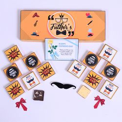 Fathers Day Custom Chocolate Gift Box
