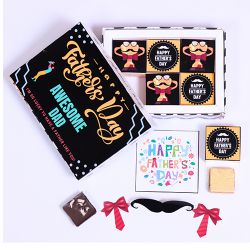 Delish Personalized Fathers Day Chocolate Box
