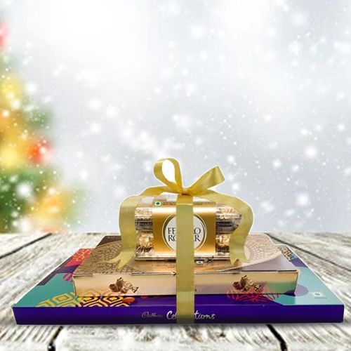 Scrumptious Chocolaty Tower Gift to Cooch Behar