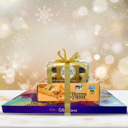 Ultimate Binge Chocolate N Dry Fruit Cake Tower Gift