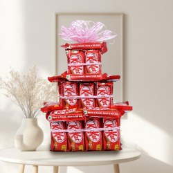 Amazing Three Tier Arrangement of Nestle Kitkat