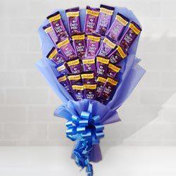 Yummy Bouquet of Cadbury Dairy Milk Chocolates to Punalur