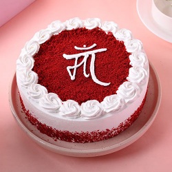 Delicious Red Velvet Cake for Maa