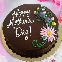 Tasty Happy Mothers Day Chocolate Cake to Alwaye