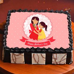 Wholesome Mothers Day Chocolate Cake Treat to Irinjalakuda