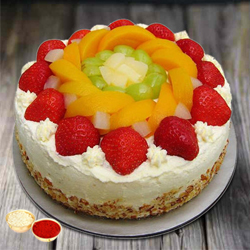 Gourmets Grasp 1 Kg Egg-less Fresh Fruit Cake