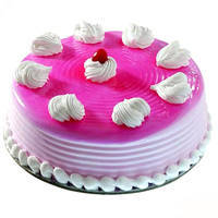 Sumptuous Strawberry Eggless Cake to Alwaye