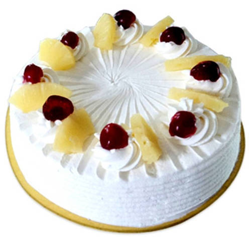Yummy Eggless Pineapple Cake to Nipani