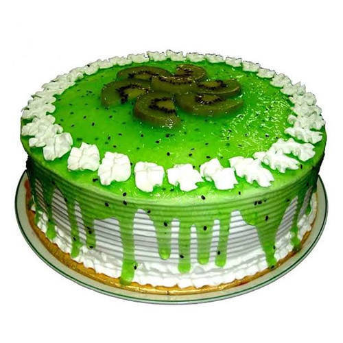 Sumptuous Eggless Kiwi Cake to Nipani