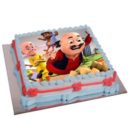 Shop Motu Patlu Theme Fondant Cake - Lucknow