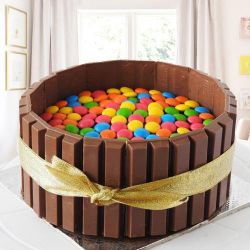 Marvelous KitKat Gems Cake