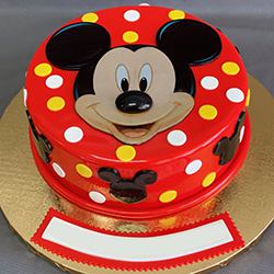 Ambrosial Mickey Designed Cake for Children