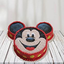 Exceptional Mickey Mouse Shaped Cake for Kids