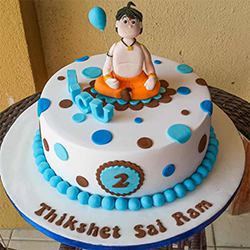 Delicious Birthday Special Chota Bheem Fondant Cake