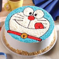 Lip-Smacking Doremon Egg Less Cake for Kids to India