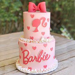 Finest Kids Party Special 2 Tier Barbie Cake