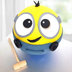 Special Minion Smash Cake with Hammer for Kids