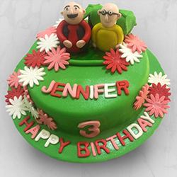 Heavenly Kids Special Motu Patlu Fondant Cake