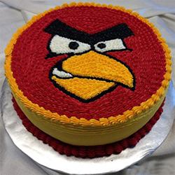 Pleasurable Angry Bird Cake for Little One