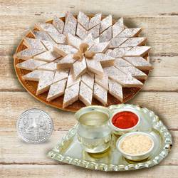 Haldiram Kaju Katli N Thali , Free Coin to Diwali-gifts-to-world-wide.asp