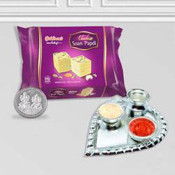 Haldiram Soan Papri N Thali , Free Coin  to Rajamundri