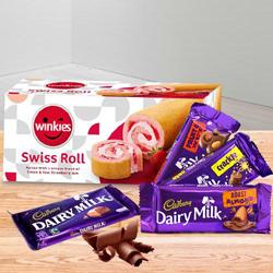 Rich Seasons Greeting Cadbury Chocolate Gift Hamper to Ambattur