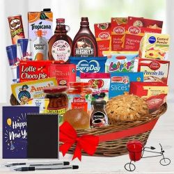 Elegant New Year Brunch Basket