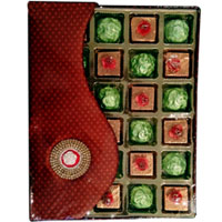 Delectable Present of Butterscotch N Crackle Handmade Chocolates