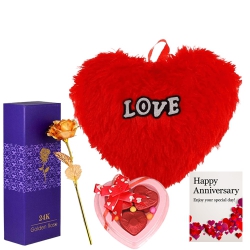 Delightful Combo Gift for Anniversary to Alwaye