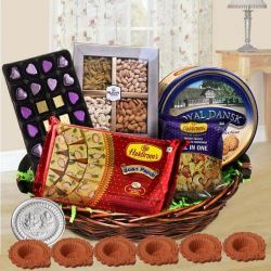 Wonderful Diwali Hamper with Diya n Free Coin to India