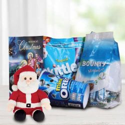 Amazing Chocolates N Santa Soft Toy for Kids to Uthagamandalam