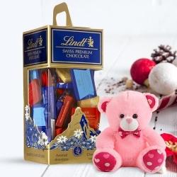 Marvelous Lindt Swiss Chocos N 6 inch Teddy