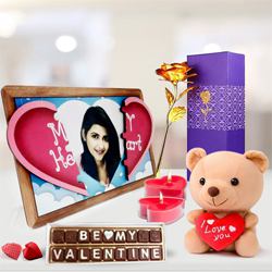 Scintillating Personalized Photo Gift Combo for Propose Day