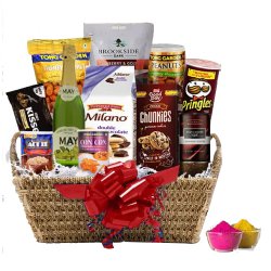 Wonderful Festival of Colors Food Assortments Gift Hamper